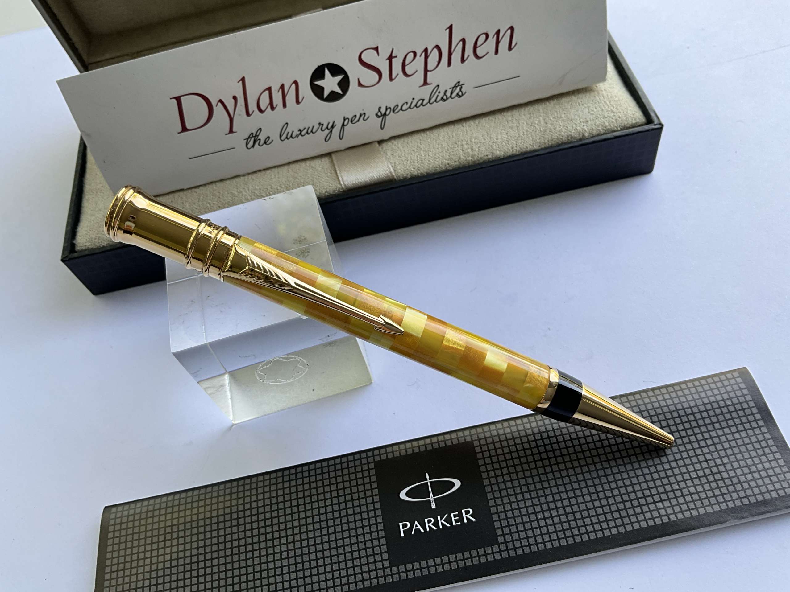 Parker Duofold Citrine Checked Special Edition Ballpoint Pen