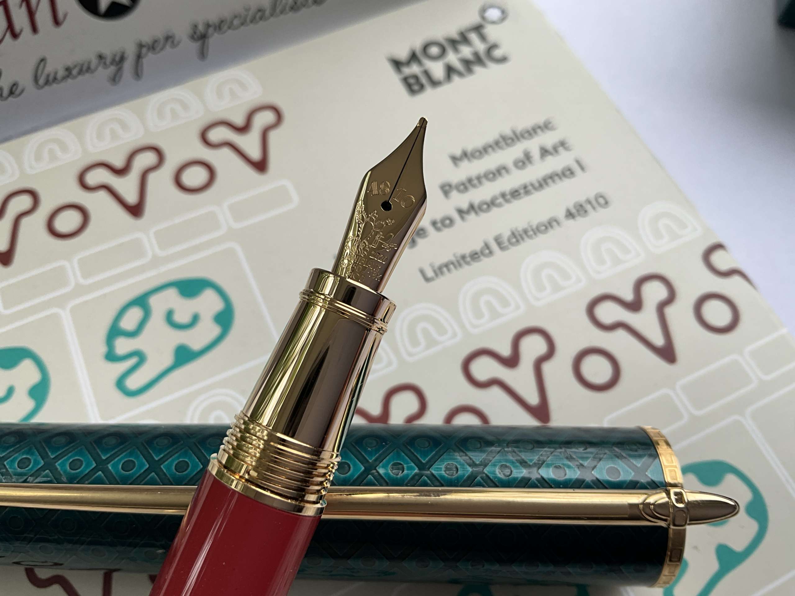 Montblanc Patron of the Arts Hommage to Moctezuma 4810 Limited Edition Fountain pen - Image 6