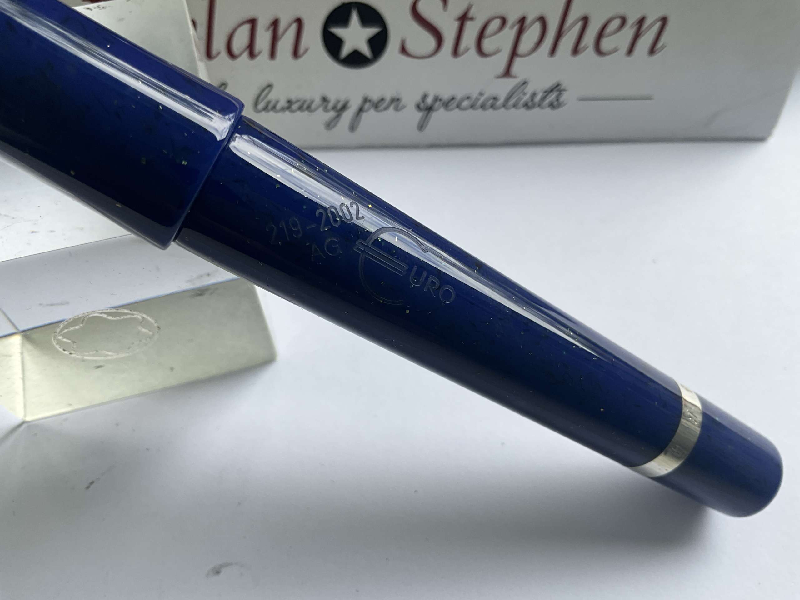 Marlen Euro 2002 Limited Edition Blue Fountain Pen - Image 4