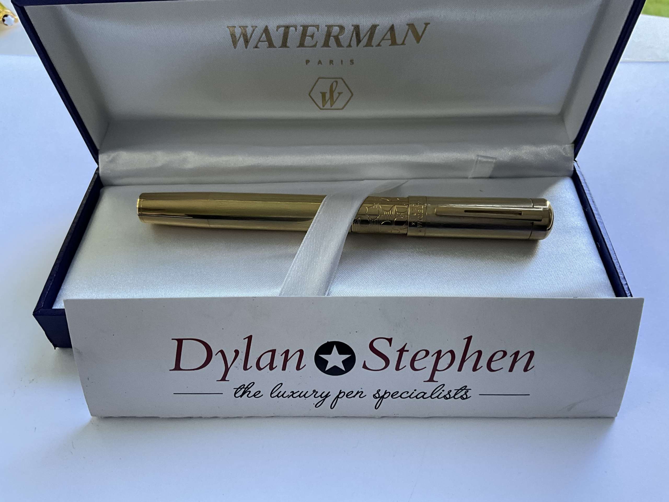 Waterman Elegance Brass Fountain Pen - Image 7