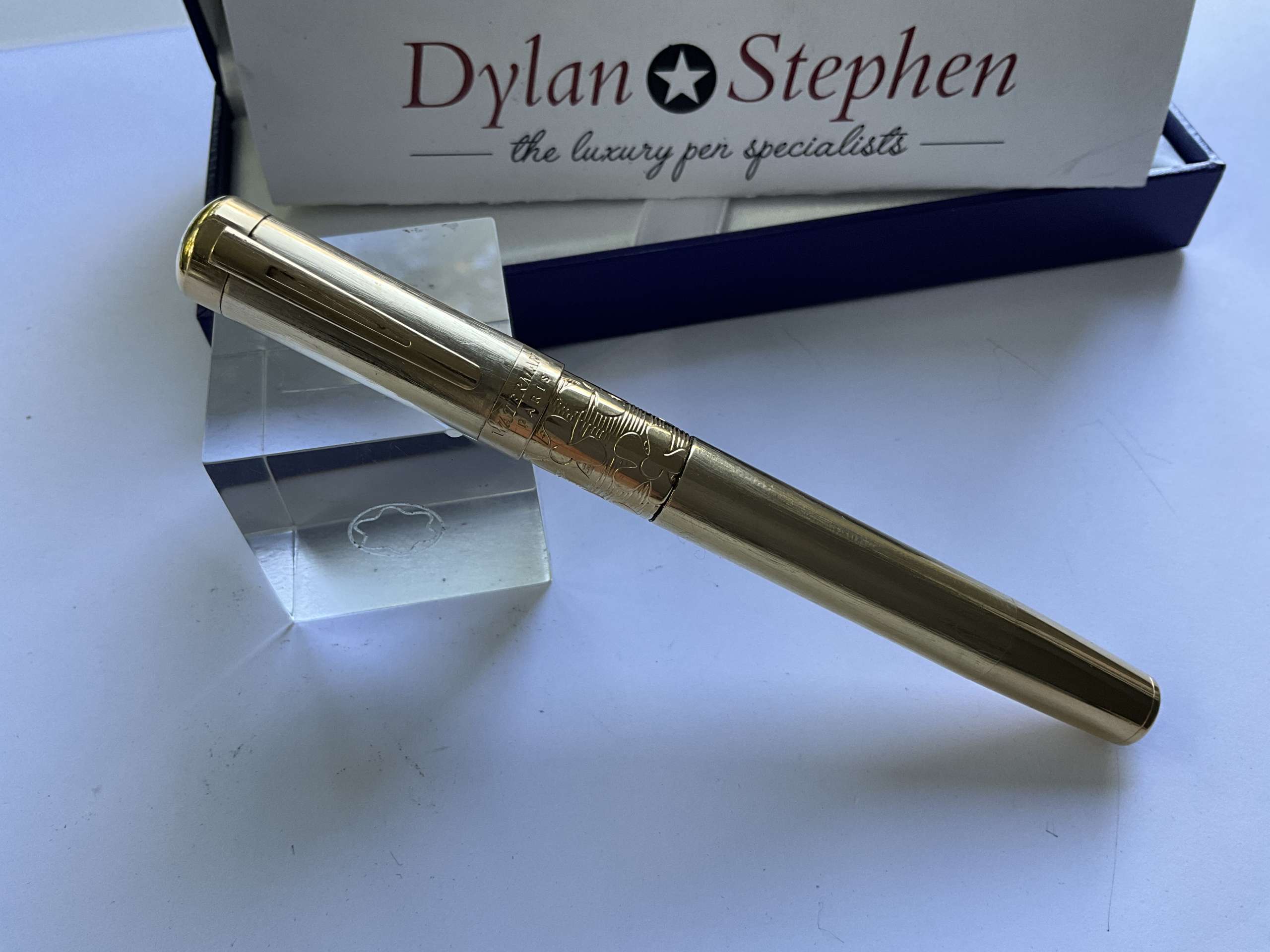 Waterman Elegance Brass Fountain Pen - Image 6