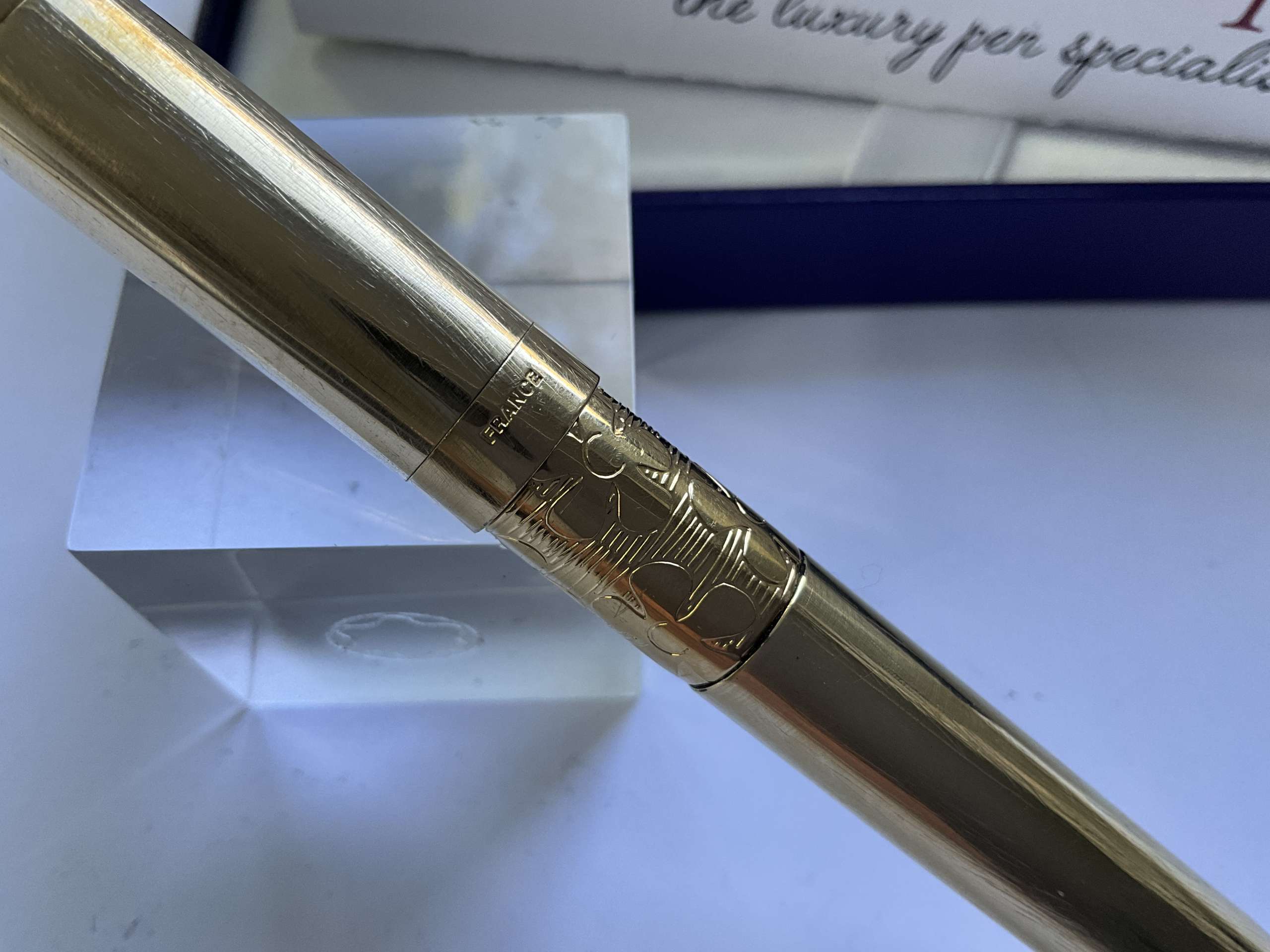 Waterman Elegance Brass Fountain Pen - Image 3