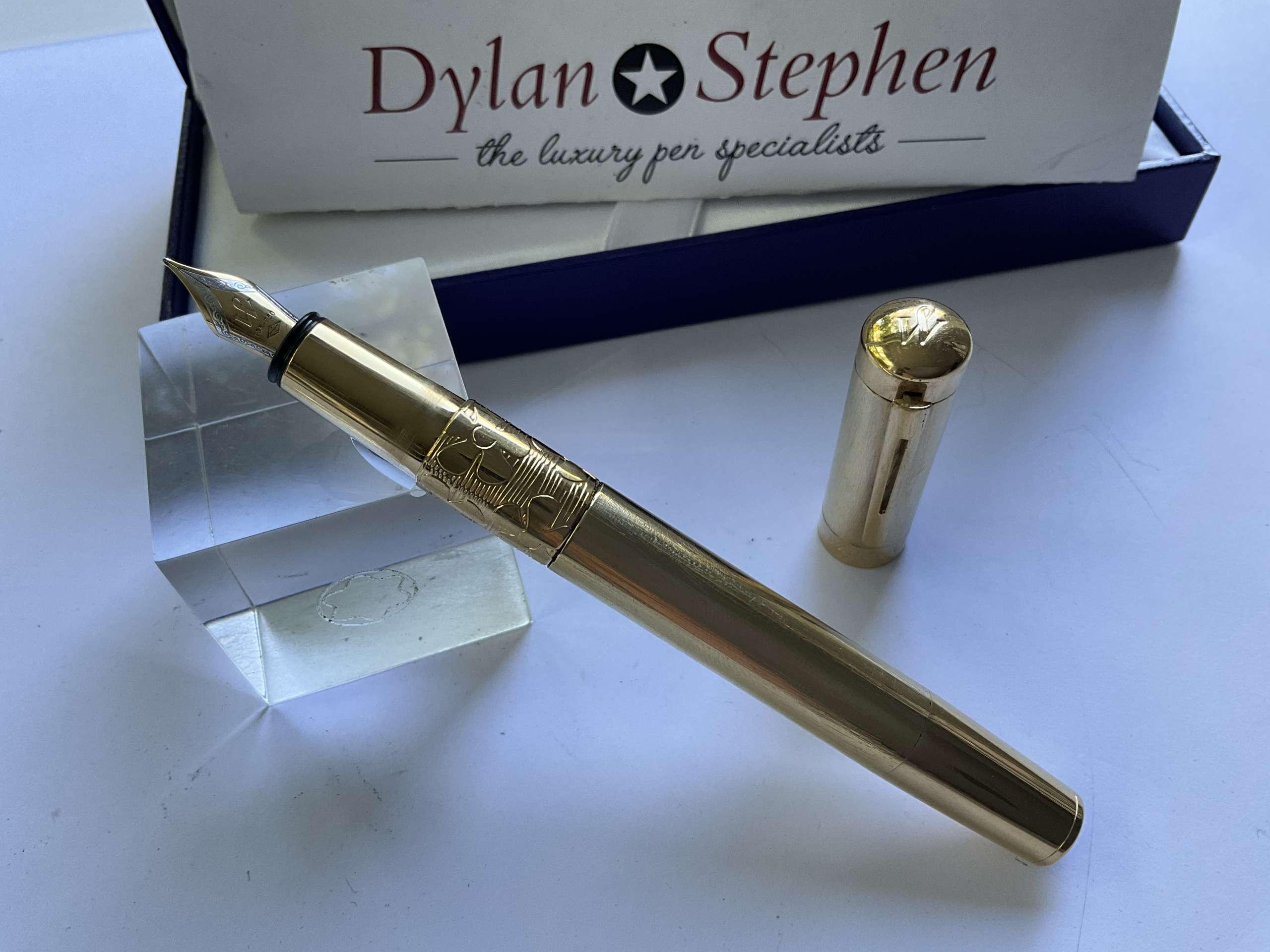 Waterman Elegance Brass Fountain Pen