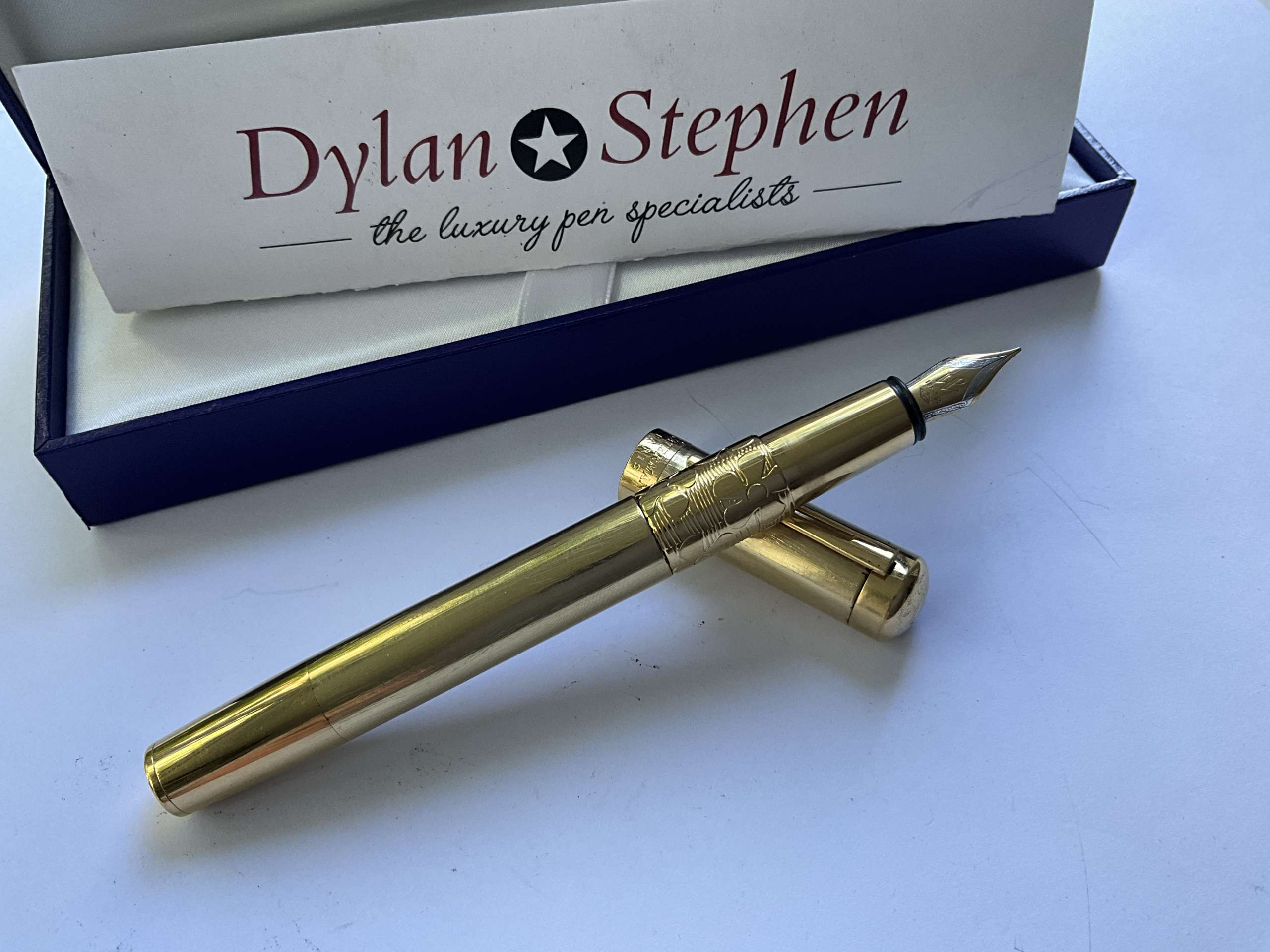 Waterman Elegance Brass Fountain Pen - Image 5