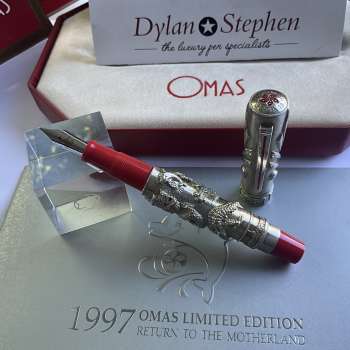 OMAS Return to the Motherland Limited Edition Sterling Silver fountain pen