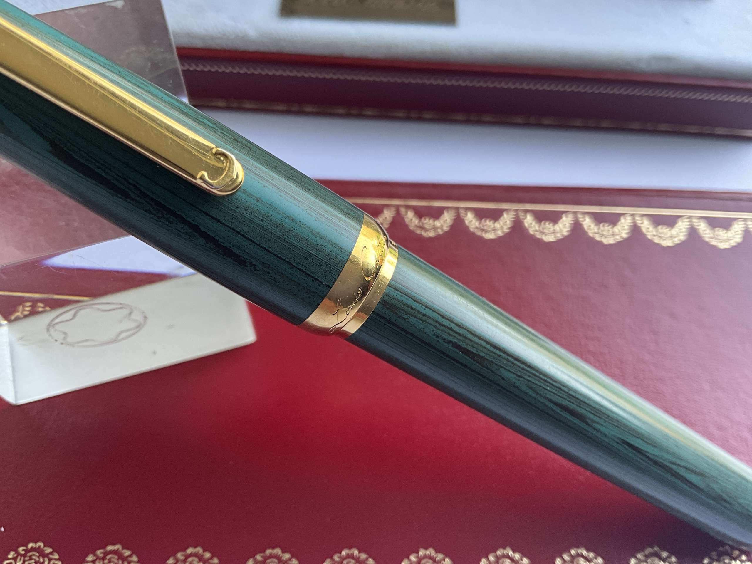 Cartier Louis Ebonite Vert Limited Edition Fountain Pen - Image 4
