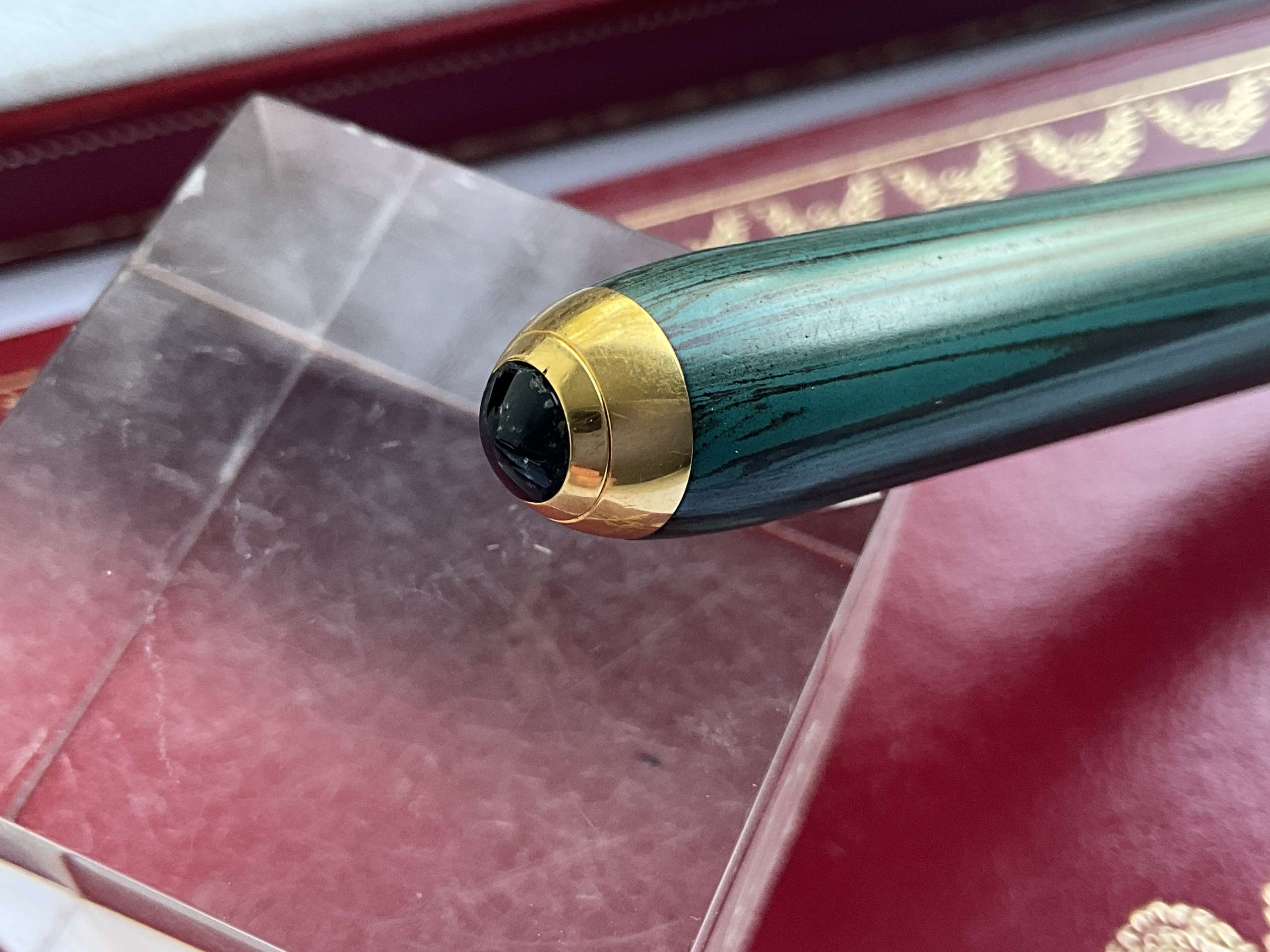 Cartier Louis Ebonite Vert Limited Edition Fountain Pen - Image 3