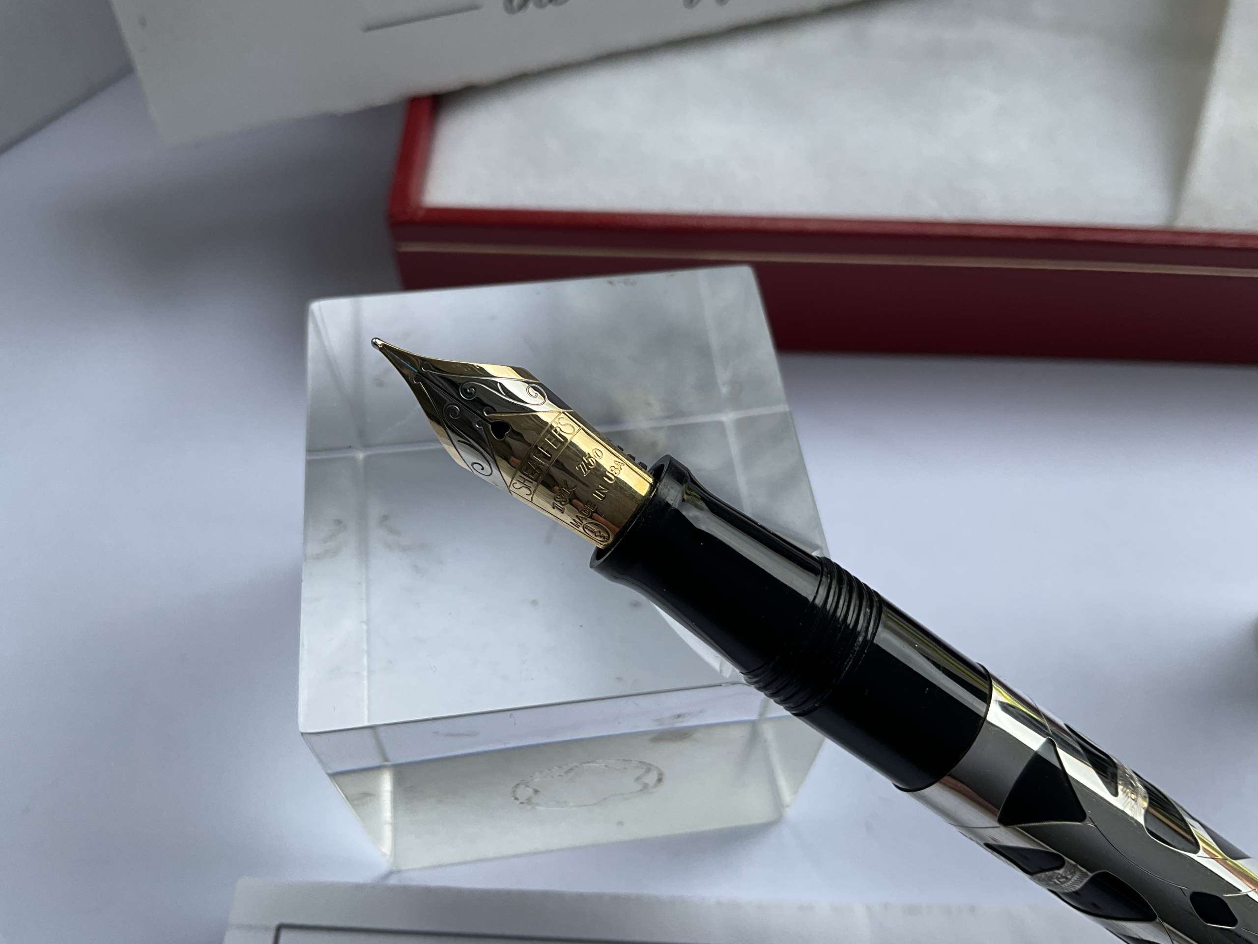 Sheaffer Silver Sheaffer 800 Nostalgia Sterling Silver Filigree Fountain Pen – Dylan ...