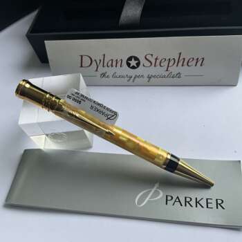 Parker Duofold Citrine Checked Special Edition Ballpoint Pen