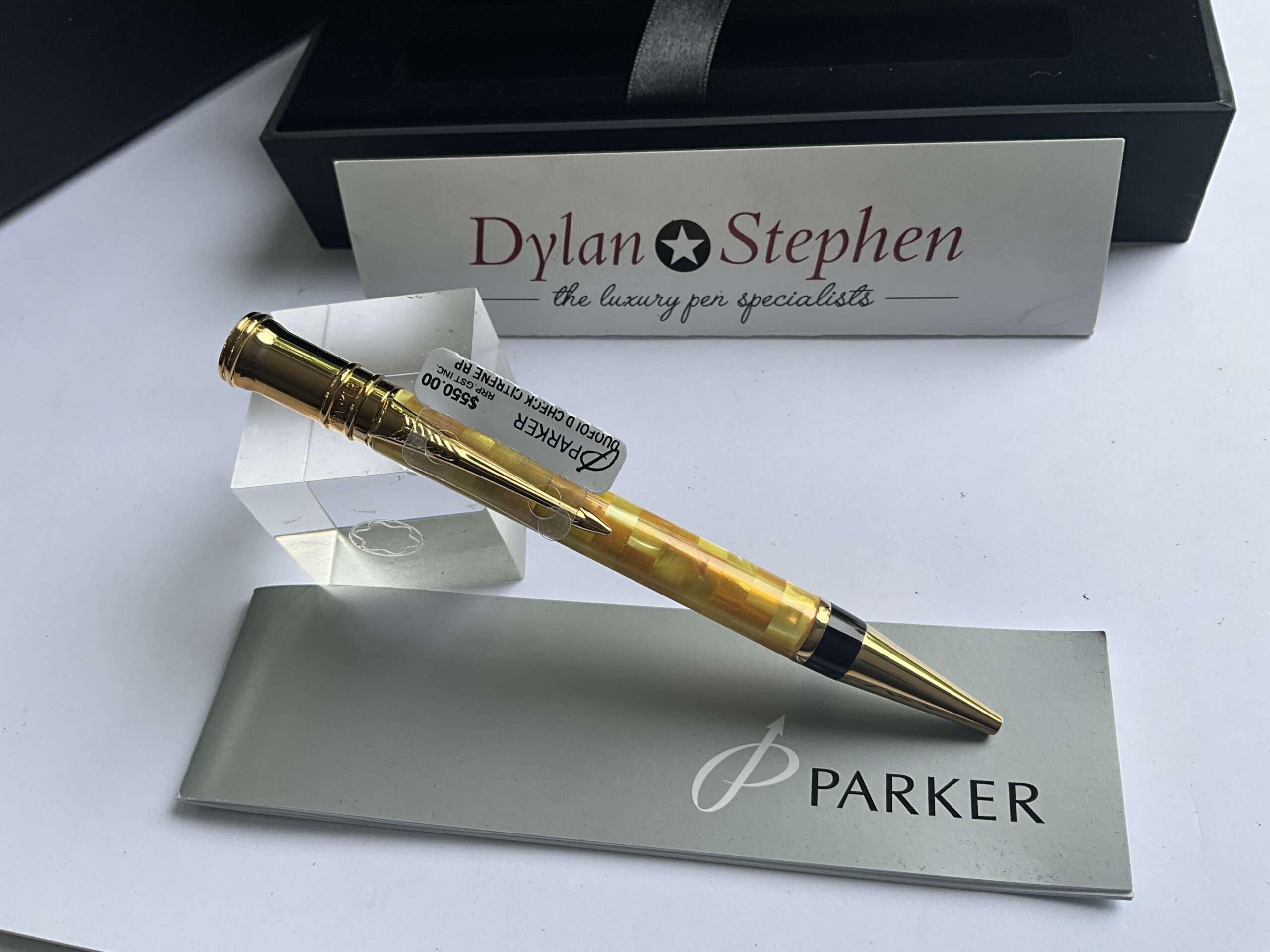 Parker Duofold Citrine Checked Special Edition Ballpoint Pen