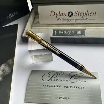 Parker Duofold Black and Gold Mechanical Pencil