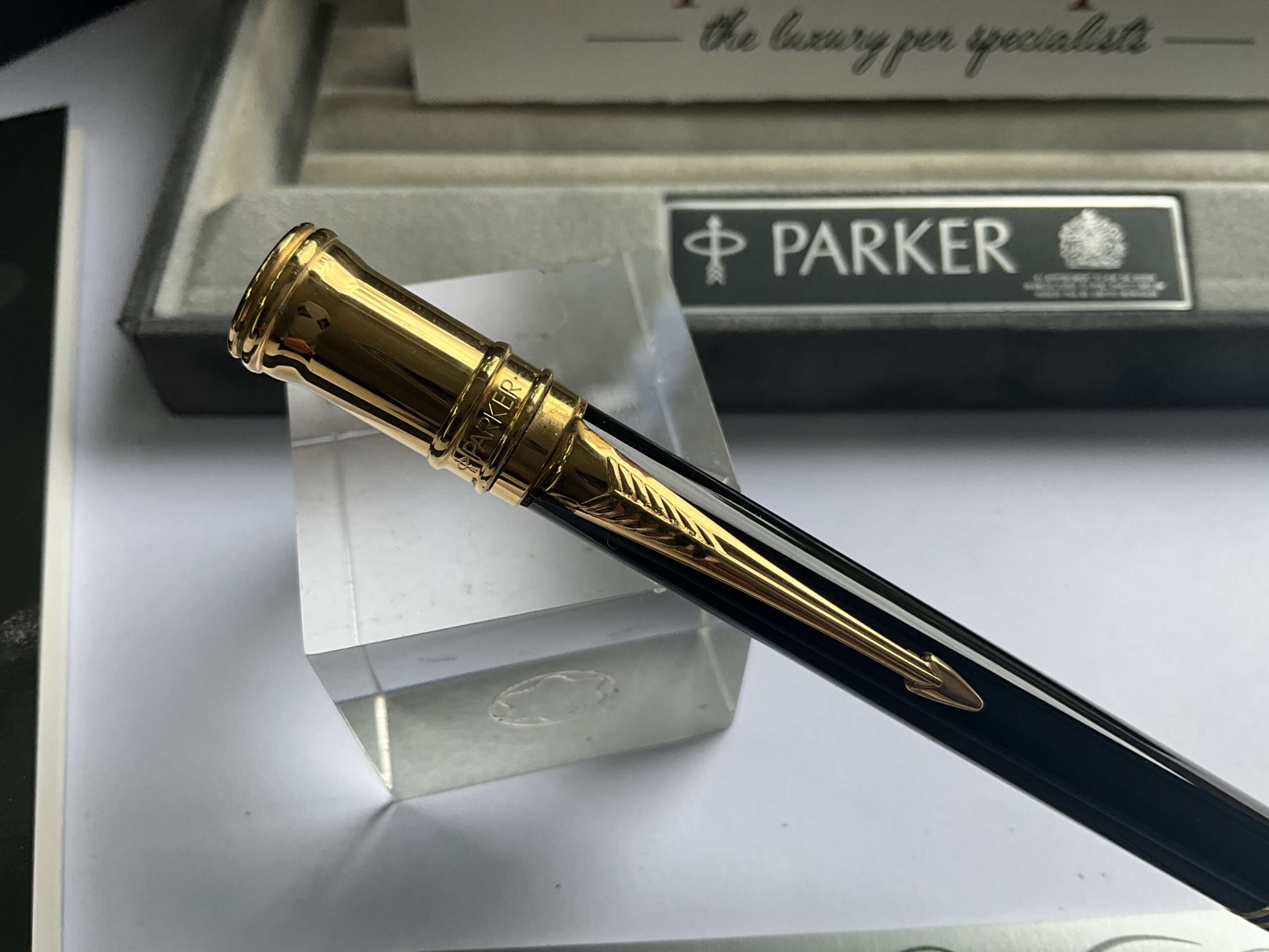 Parker Duofold Black and Gold Mechanical Pencil - Image 2