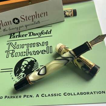 Parker Duofold Centennial Norman Rockwell Limited Edition fountain pen