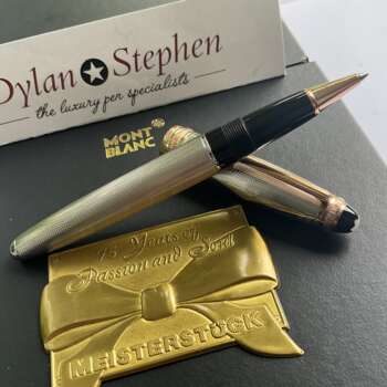 Montblanc Meisterstuck Legrand 75th Anniversary Limited Edition 1924 Silver Rollerball Pen (Copy)