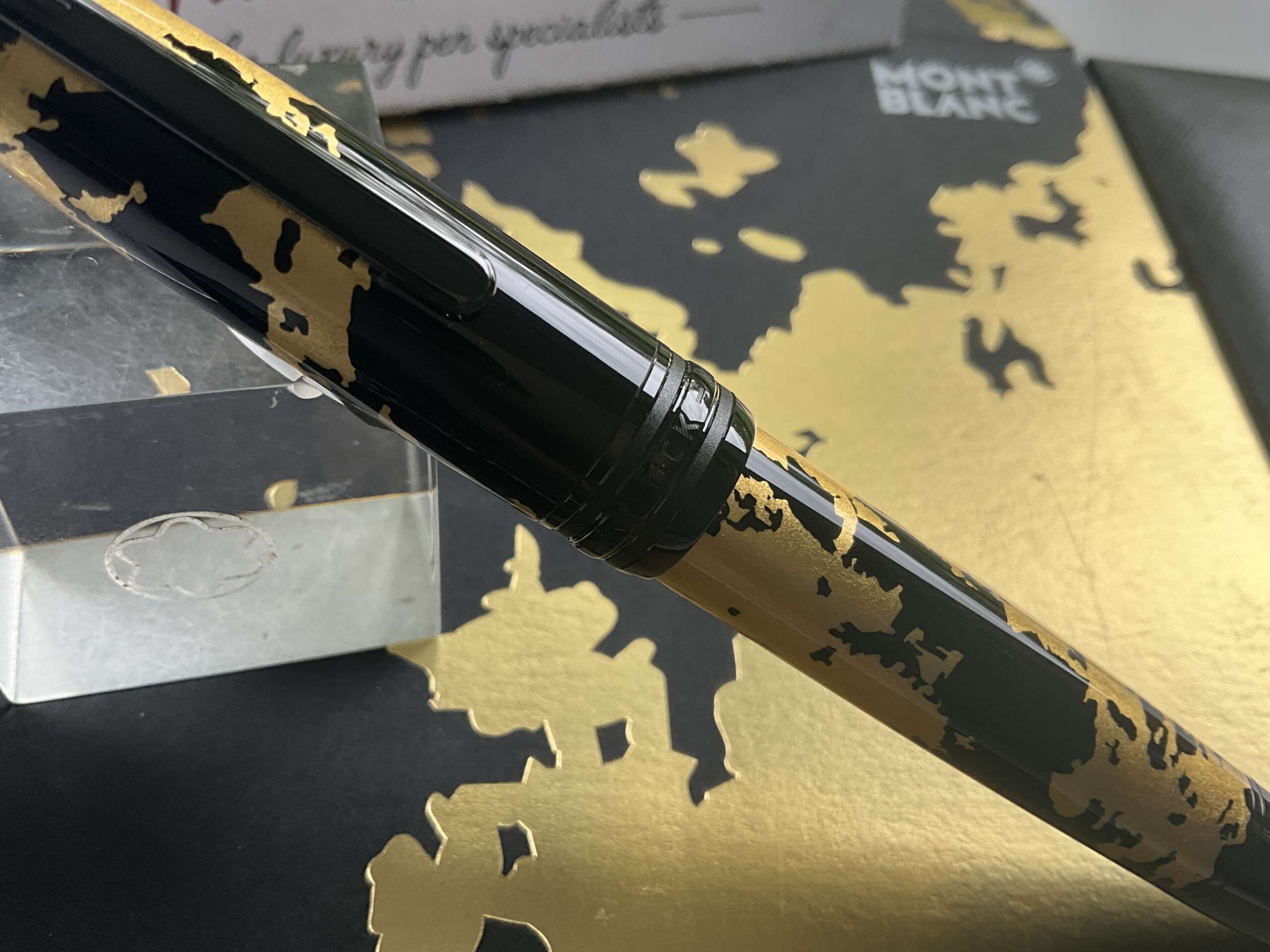 Montblanc Meisterstuck 162 Legrand Solitaire Gold Leaf rollerball pen - Image 4