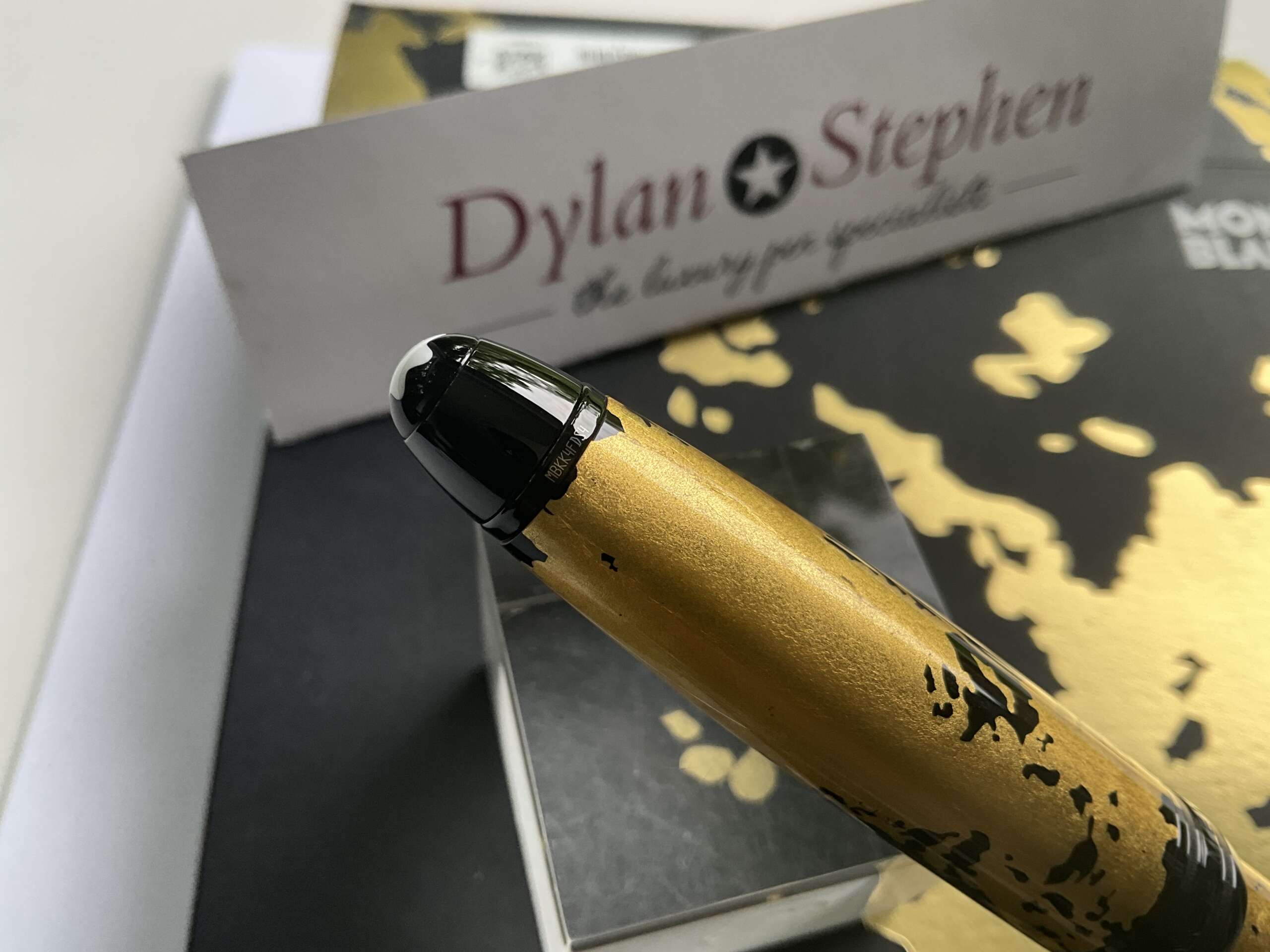 Montblanc Meisterstuck 162 Legrand Solitaire Gold Leaf rollerball pen - Image 3