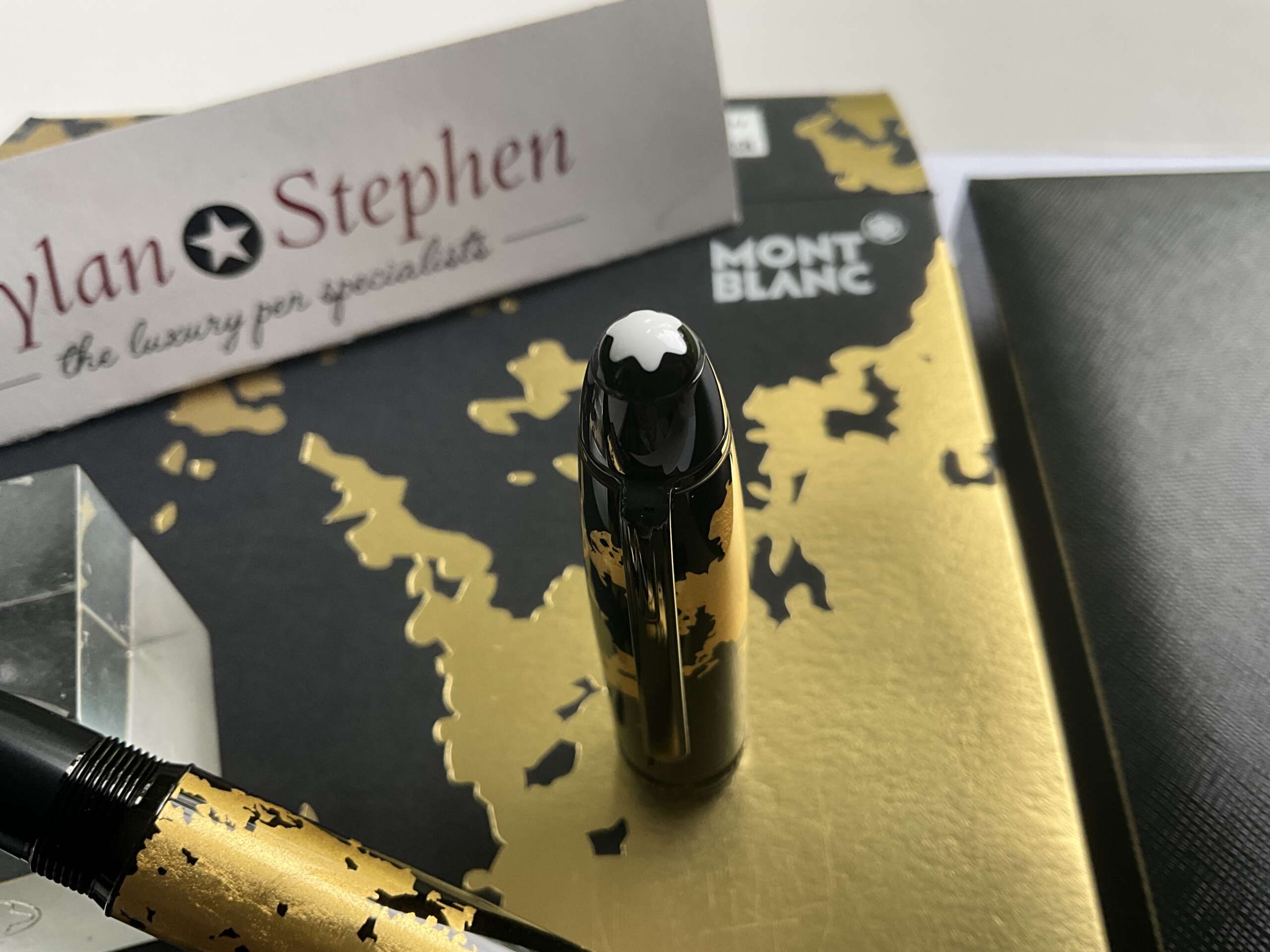 Montblanc Meisterstuck 162 Legrand Solitaire Gold Leaf rollerball pen - Image 2