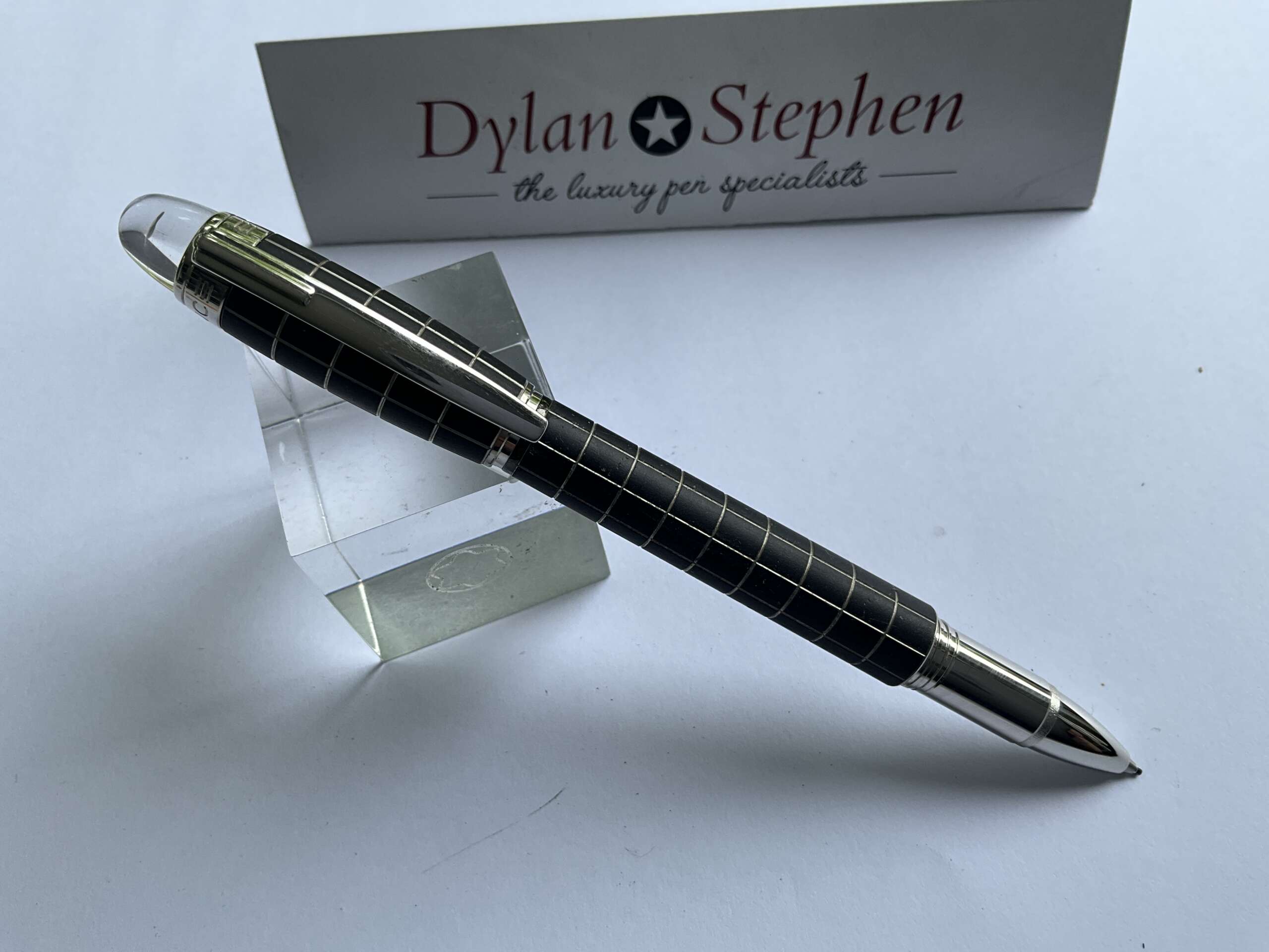 Montblanc Starwalker Platinum and Rubber Fineliner Pen