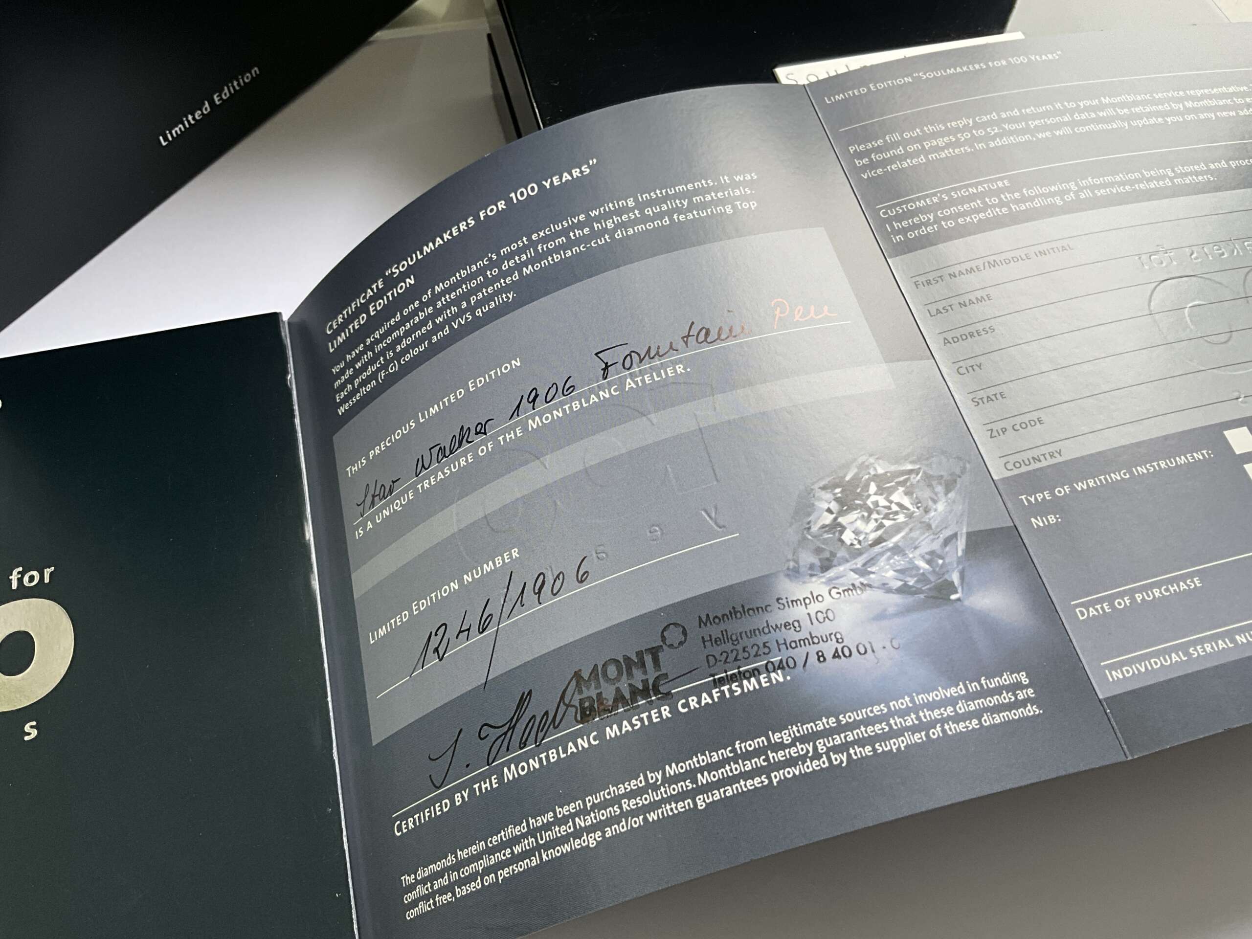 MONTBLANC SOULMAKERS FOR 100 YEARS LIMITED EDITION 1906 STARWALKER FOUNTAIN PEN - Image 13