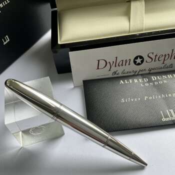 Alfred Dunhill Torpedo 925 Sterling Silver Ballpoint pen