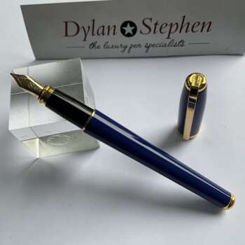 ST DuPont Fidelio Blue Lacquer Fountain Pen