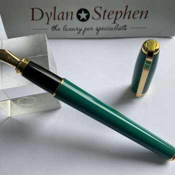 ST DuPont Fidelio Teal Lacquer Fountain Pen