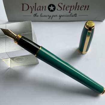 ST DuPont Fidelio Teal Lacquer Fountain Pen