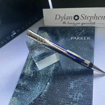 Parker Duofold Blue Mosaic Ballpoint pen