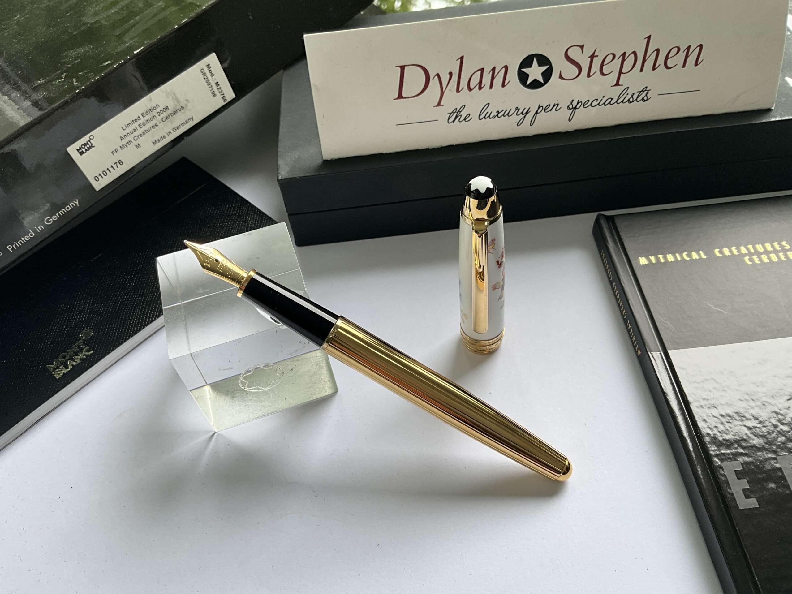 Montblanc Annual Limited Edition 2008 Danae Classical Mythology Fountain Pen