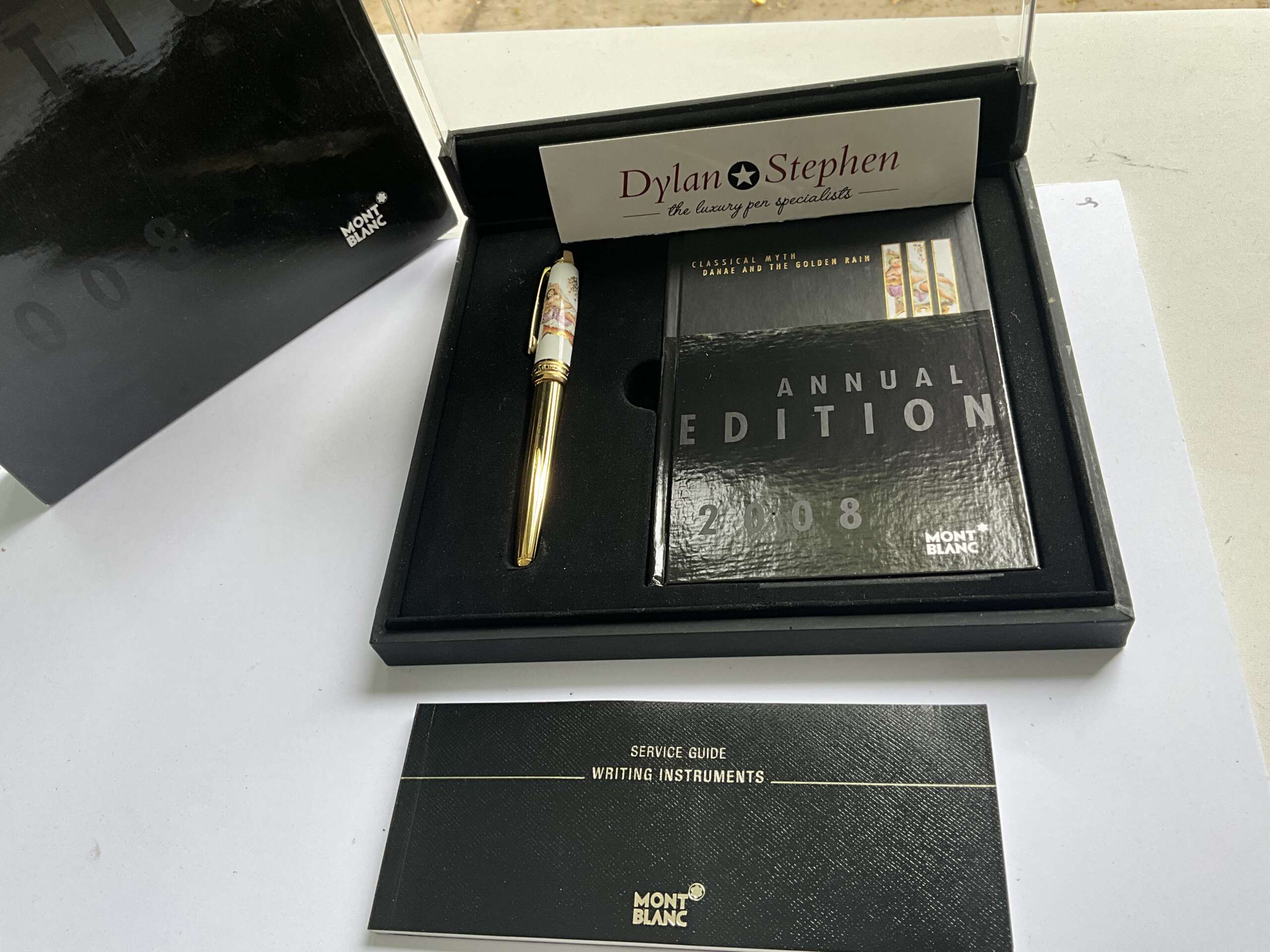 Montblanc Annual Limited Edition 2008 Danae Classical Mythology Fountain Pen - Image 8