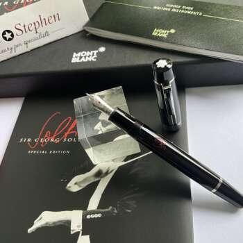 Montblanc Meisterstuck Sir George Solti Donation Special Edition Fountain Pen