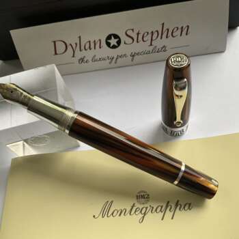 Montegrappa Extra 1930 Turtle Brown Celluloid Fountain Pen