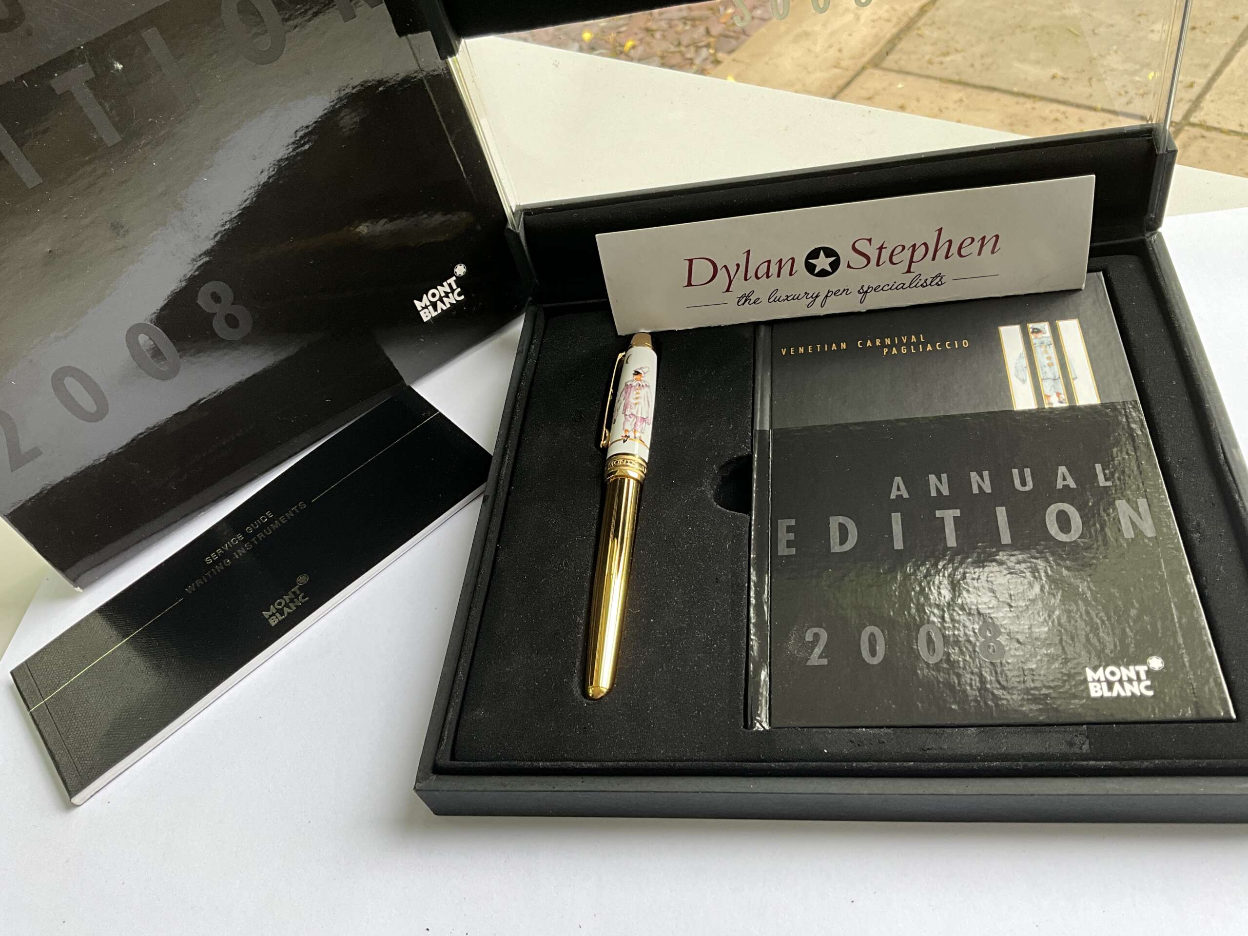 Montblanc Annual Limited Edition 2008 Venetian Carnival Pagliaccio Fountain Pen - Image 9