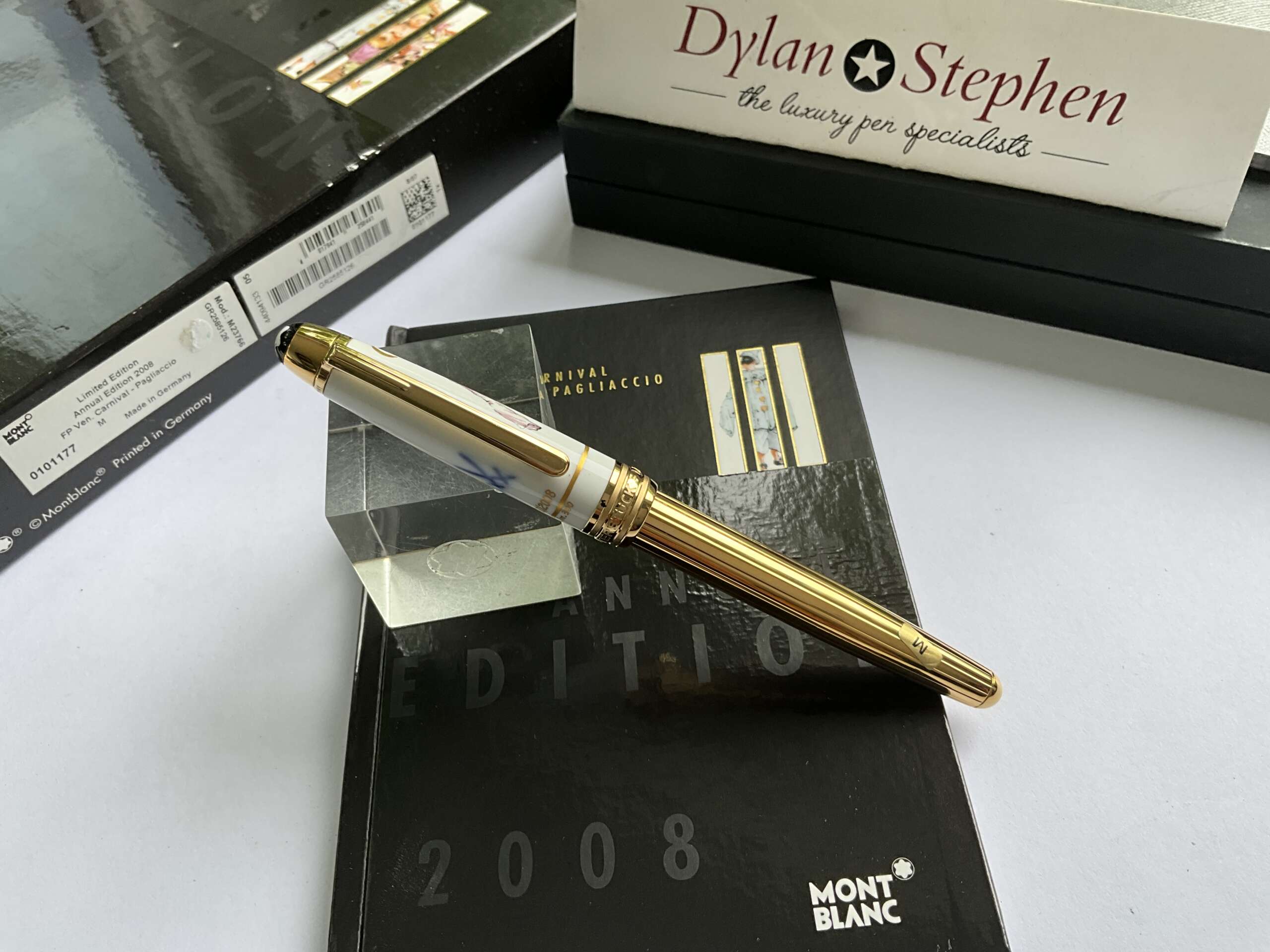 Montblanc Annual Limited Edition 2008 Venetian Carnival Pagliaccio Fountain Pen - Image 8