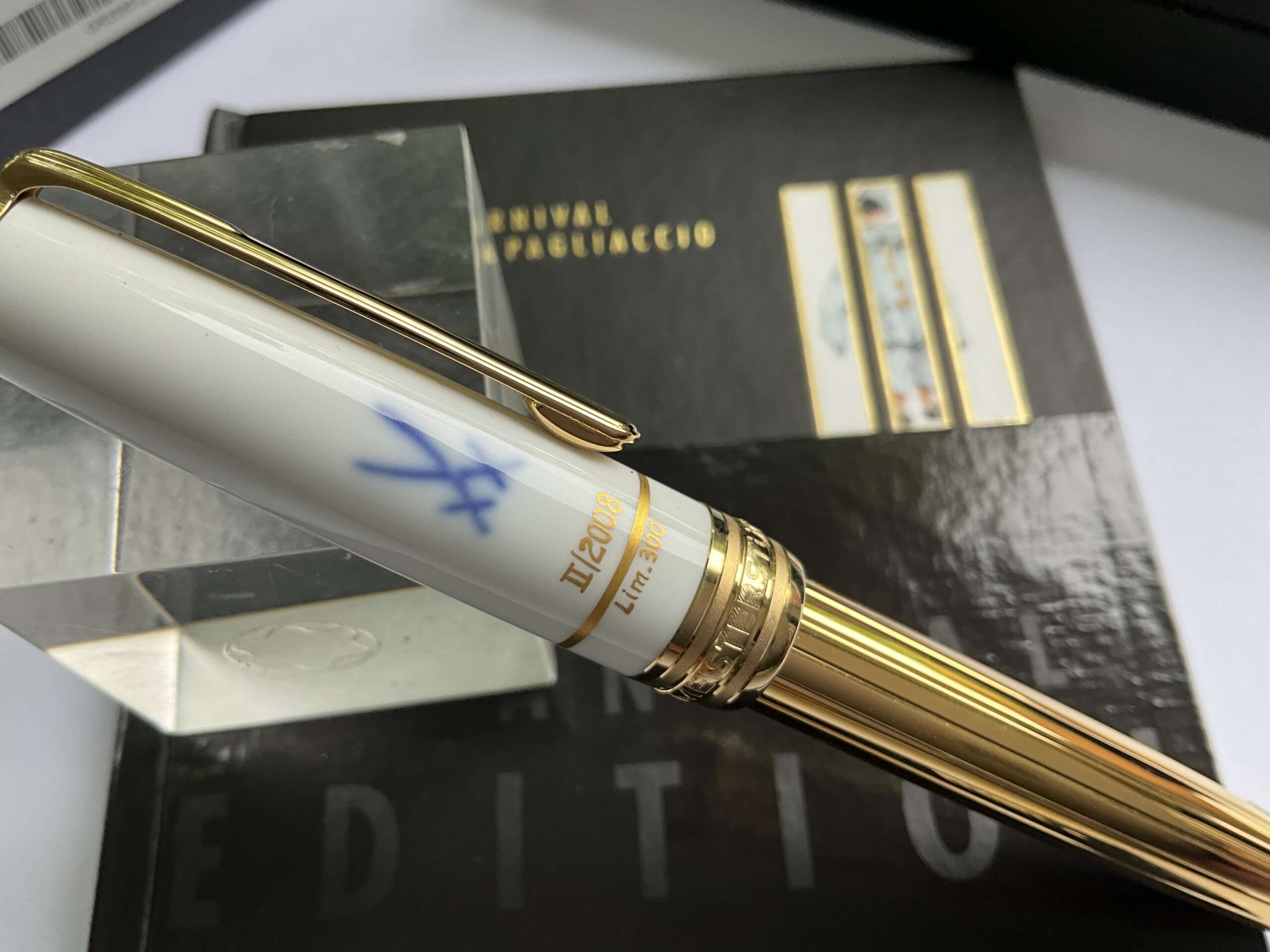 Montblanc Annual Limited Edition 2008 Venetian Carnival Pagliaccio Fountain Pen - Image 3