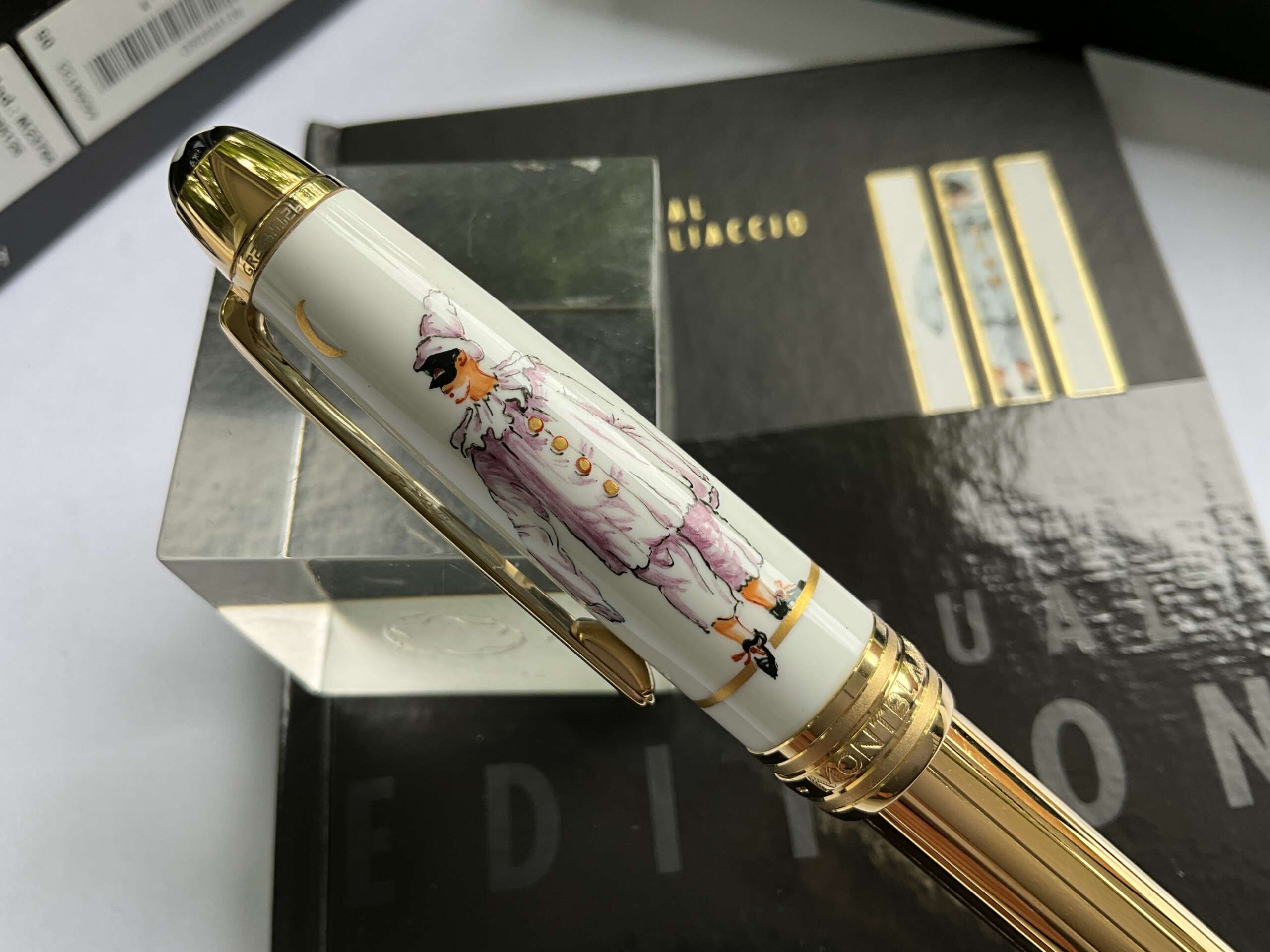 Montblanc Annual Limited Edition 2008 Venetian Carnival Pagliaccio Fountain Pen - Image 2