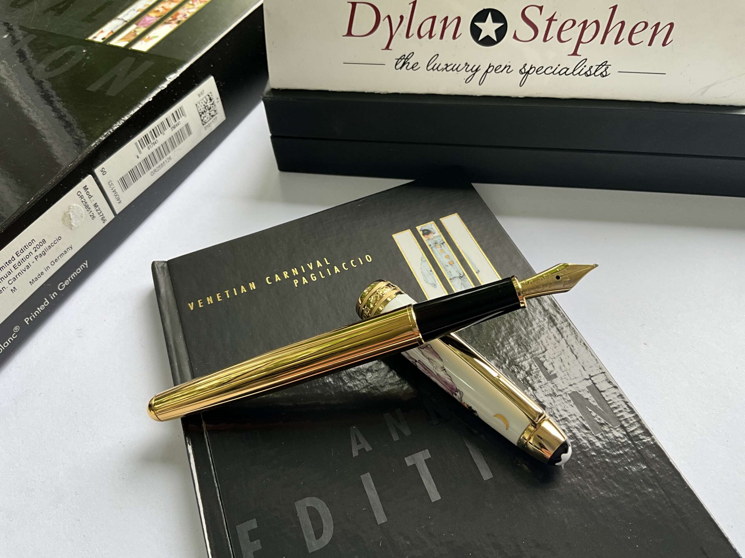 Montblanc Annual Limited Edition 2008 Venetian Carnival Pagliaccio Fountain Pen