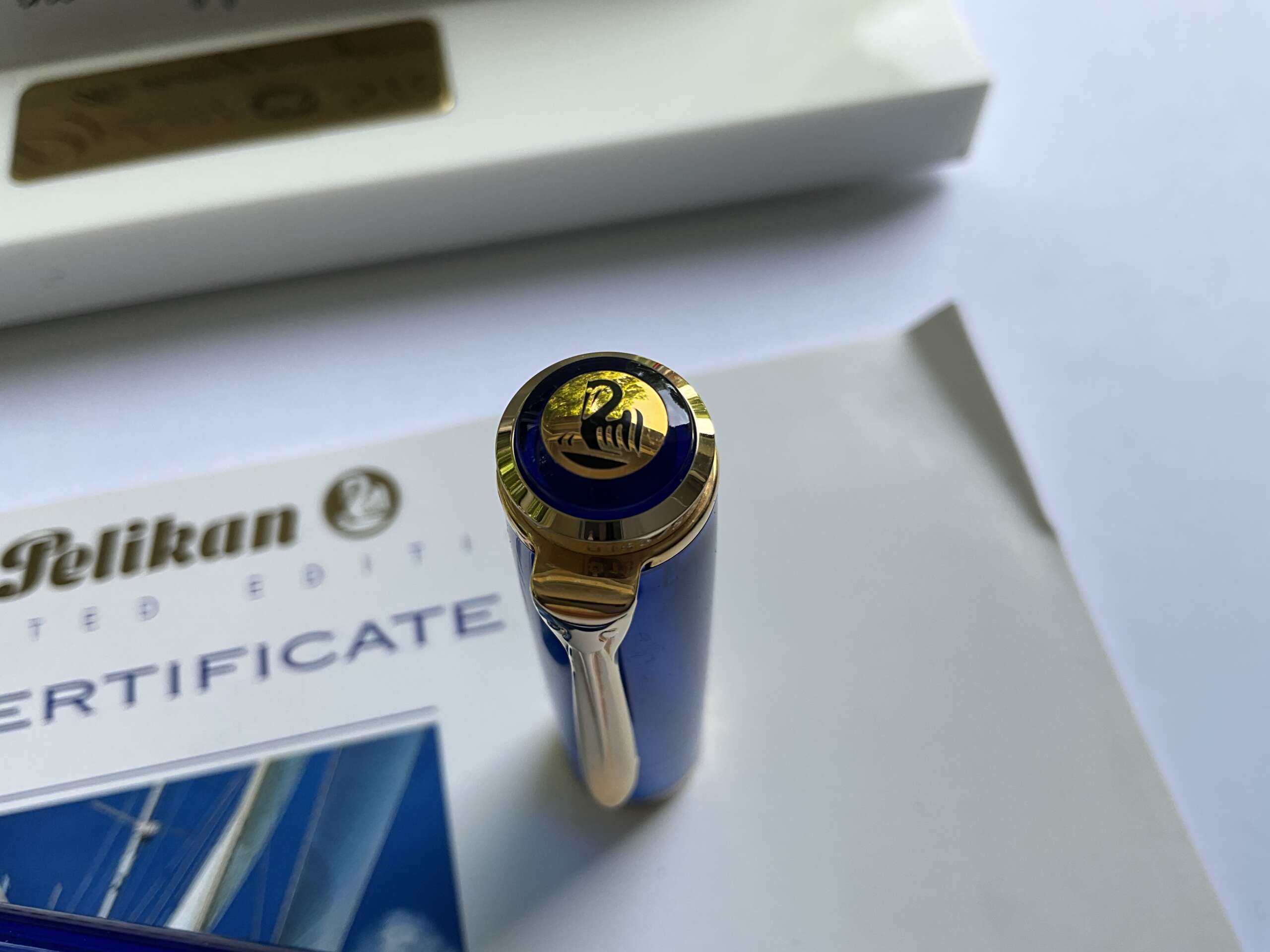 Pelikan Souveran M946 Blue Ocean Limited Edition fountain + Ballpoint Pen Set - Image 3