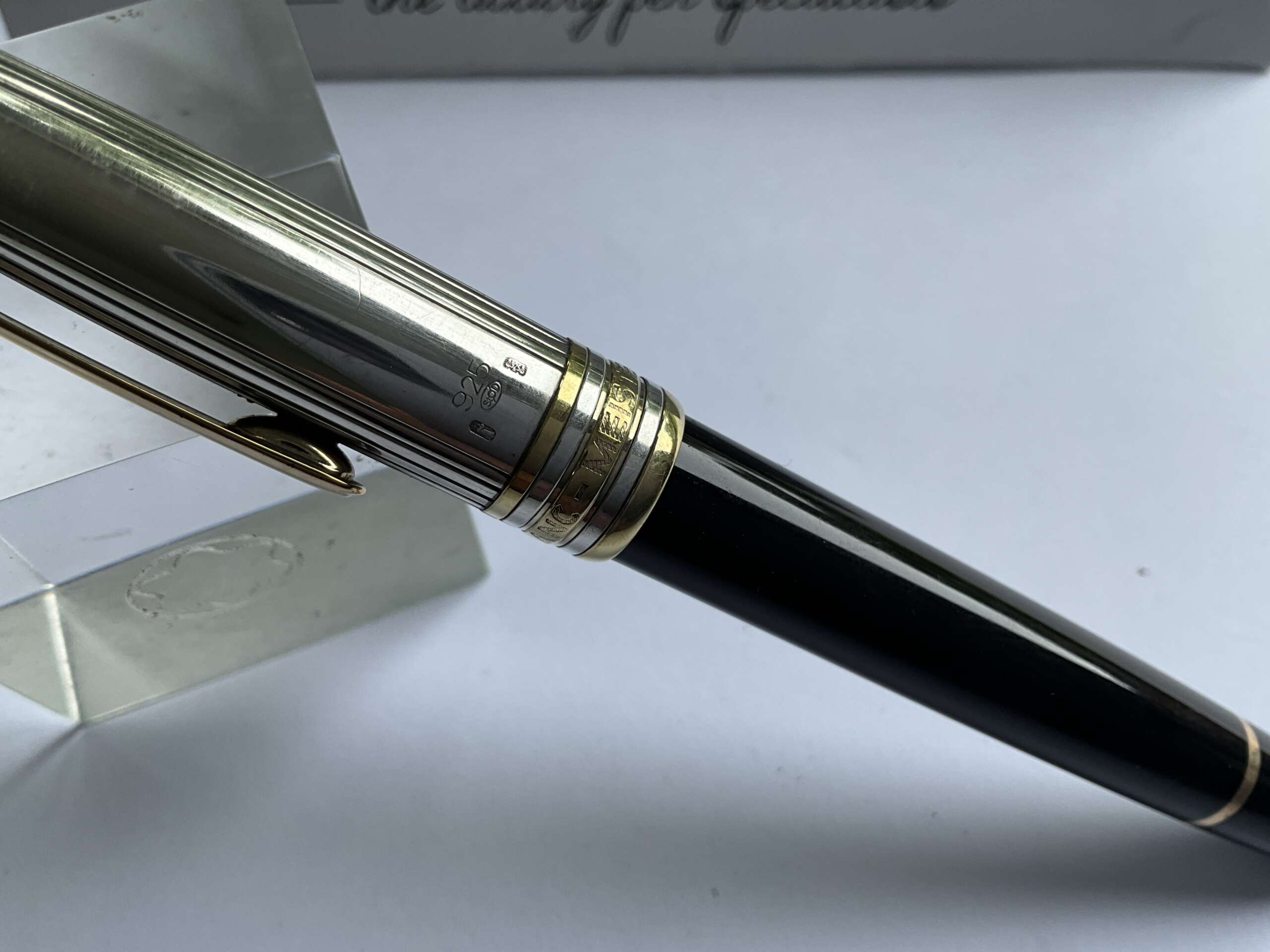 Montblanc Meisterstuck 144 Solitaire Doue Silver Fountain Pen - Image 5