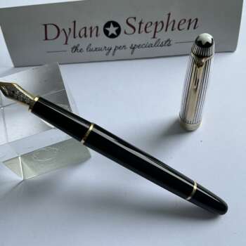 Montblanc Meisterstuck 144 Solitaire Doue Silver Fountain Pen