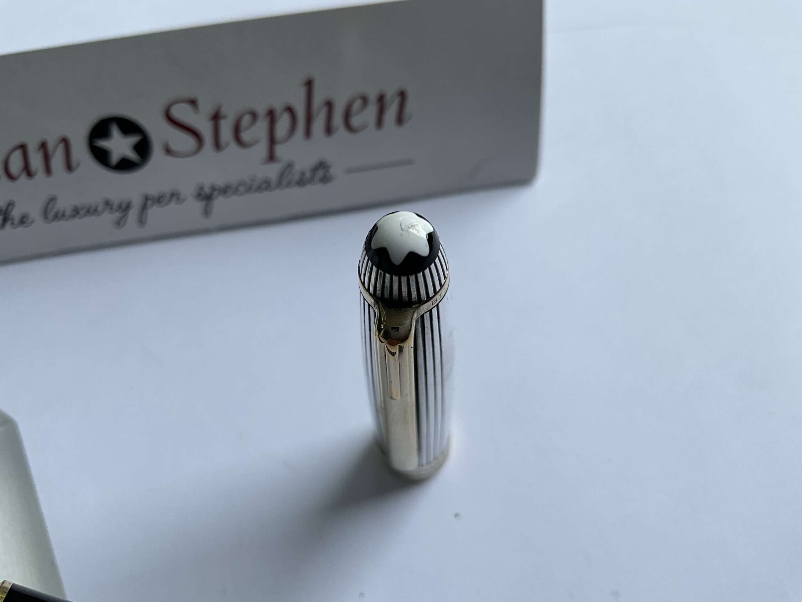 Montblanc Meisterstuck 144 Solitaire Doue Silver Fountain Pen - Image 3