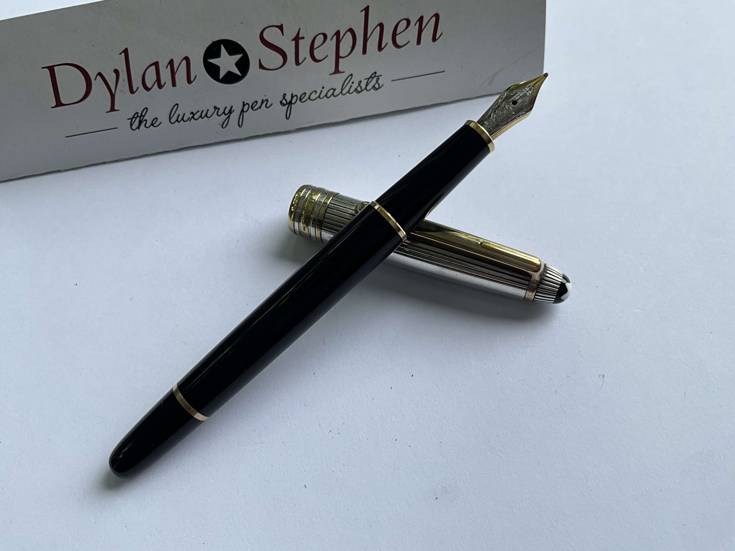 Montblanc Meisterstuck 144 Solitaire Doue Silver Fountain Pen - Image 4