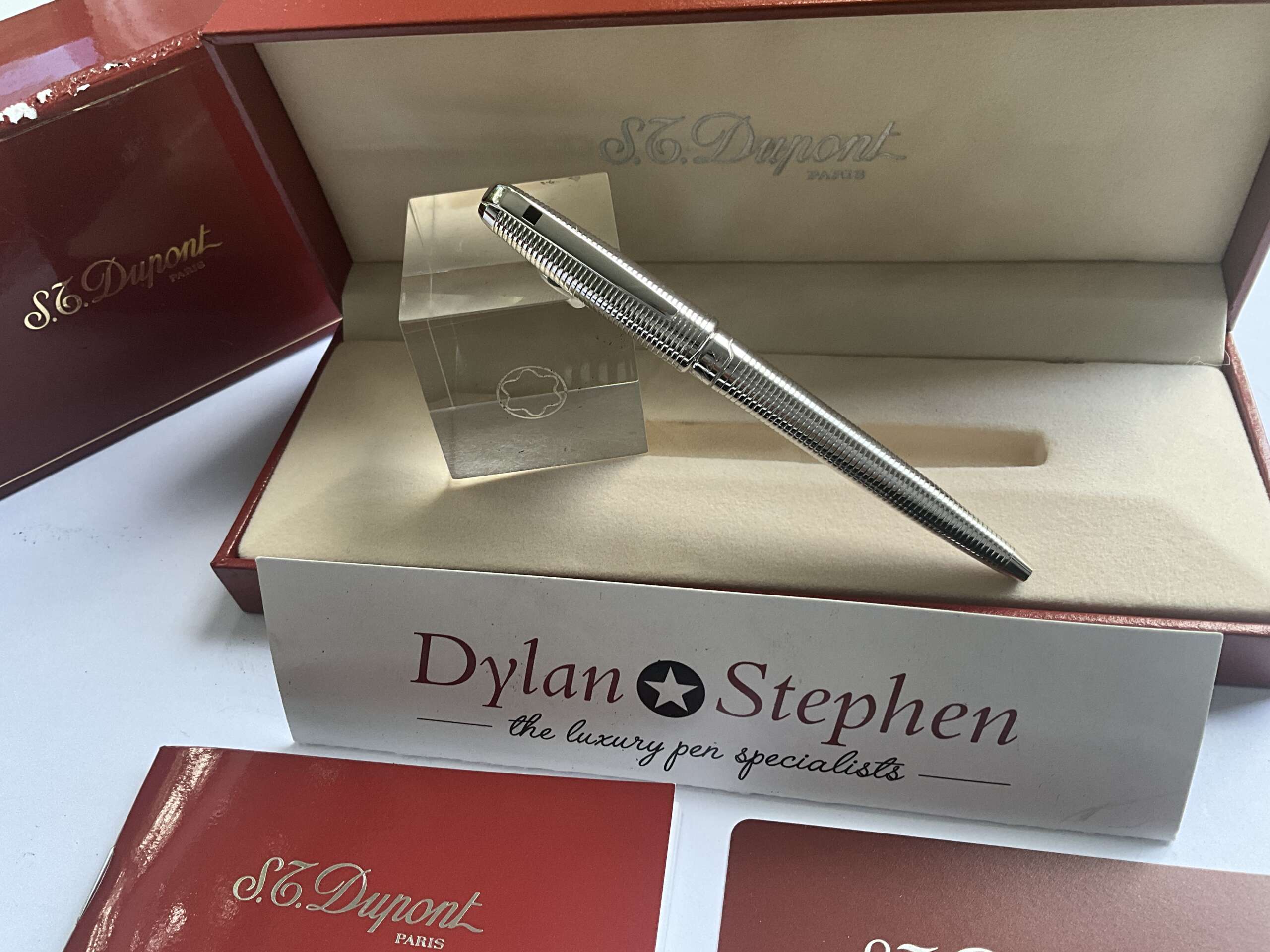 ST DuPont Olympio Mini Paladium Ballpoint Pen