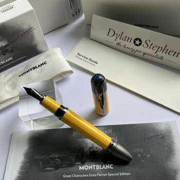 Montblanc Great Characters Enzo Ferrari Special Edition Giallo Modena Fountain Pen