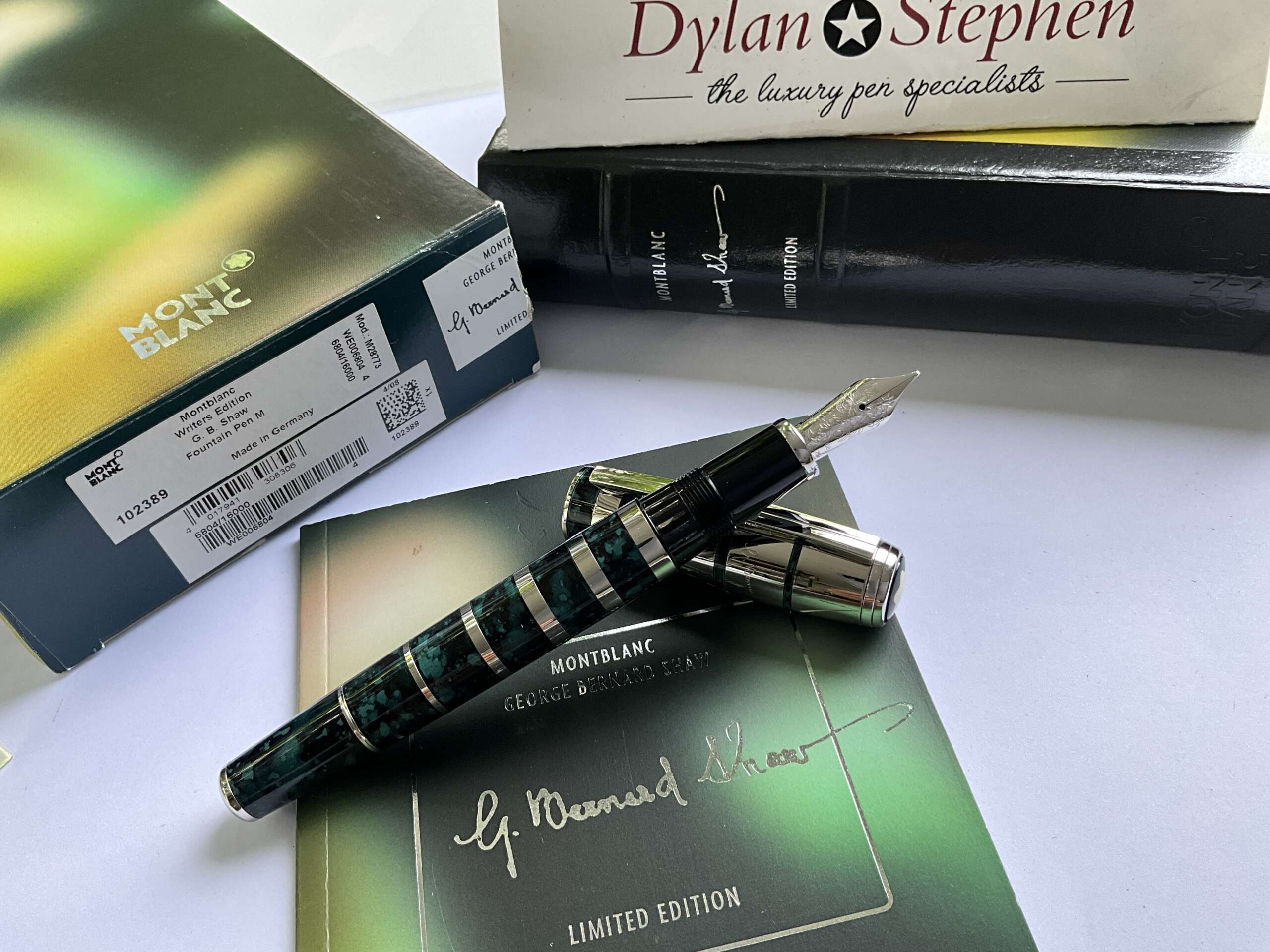 Montblanc Writers Limited Edition George Bernard Shaw Fountain Pen - Image 5