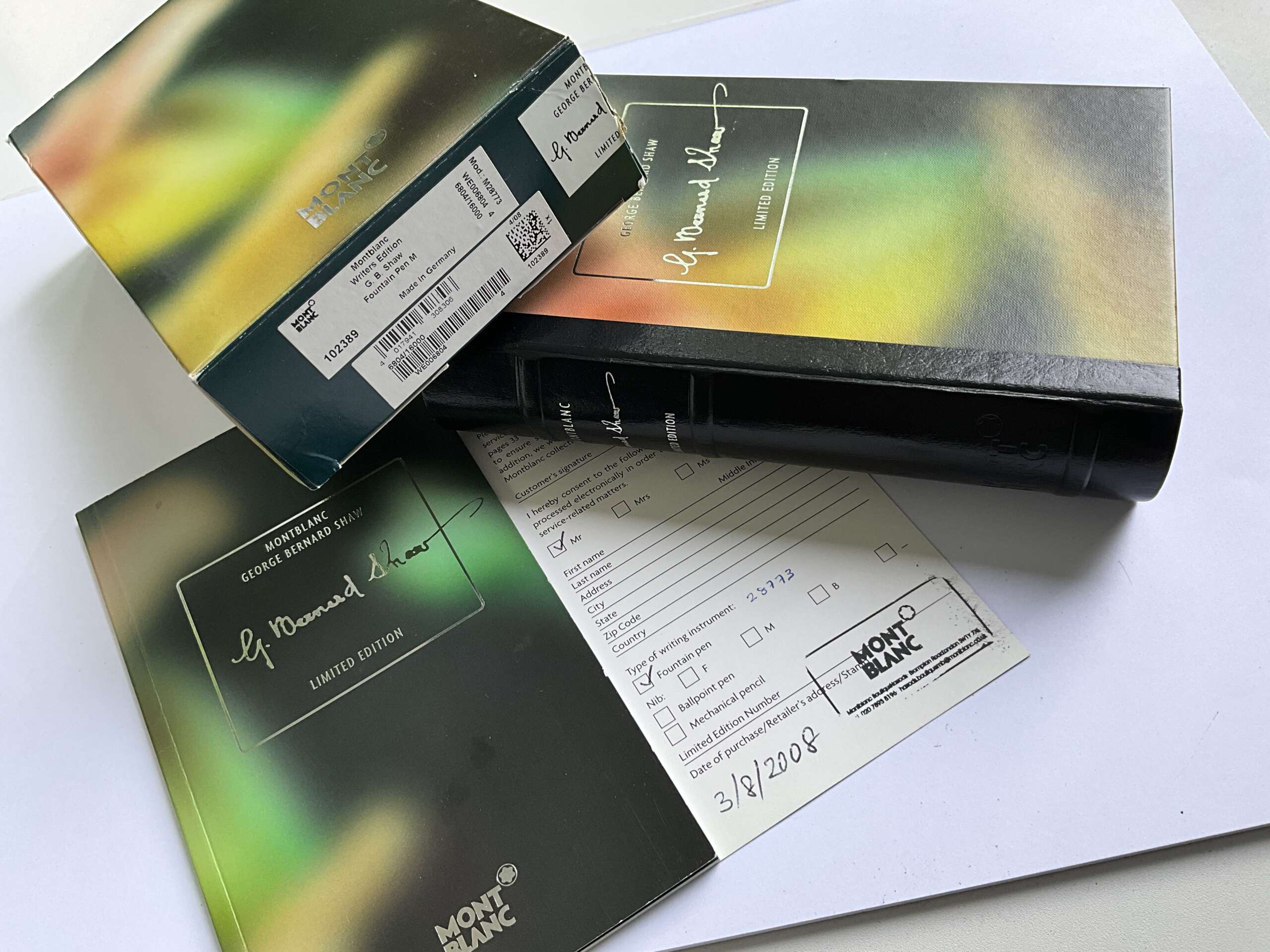 Montblanc Writers Limited Edition George Bernard Shaw Fountain Pen - Image 8