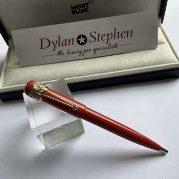 Montblanc Rouge et Noir Heritage Collection Metamorphosis Coral Ballpoint Pen