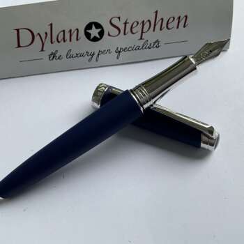 Caran d'Ache Leman Blue Night Matt Fountain Pen