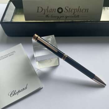 Chopard Viaggio Collection Black and rose gold Ballpoint Pen