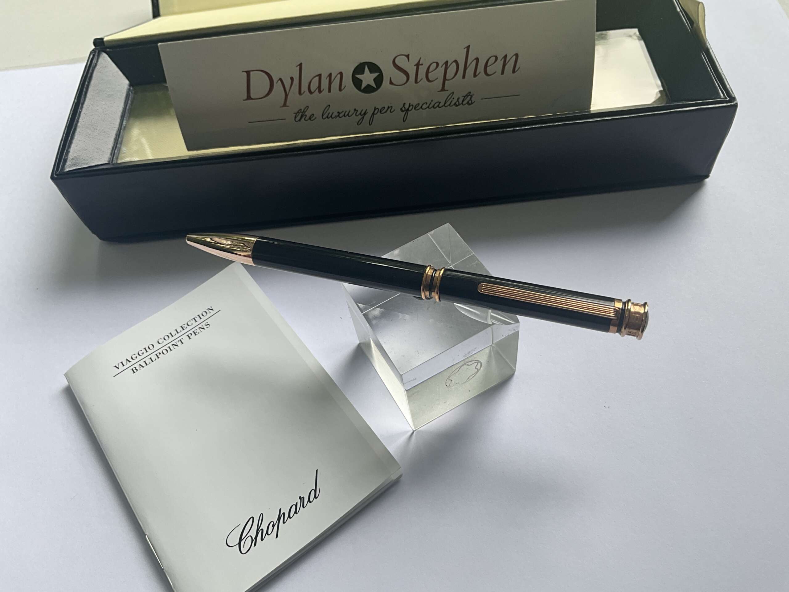 Chopard Viaggio Collection Black and rose gold Ballpoint Pen - Image 3